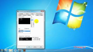 How To Customize The Layout Of Command Prompt Cmd In Windows 7