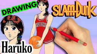 How To Draw Haruko Of Slam Dunk Art Therapy