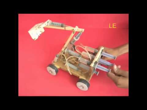 как сделать экскаватор из шприцов :: VideoLike