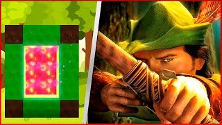 COMO FAZER UM PORTAL PARA O MUNDO DO ROBIN HOOD - Minecraft COMO FAZER UM PORTAL PARA O MUNDO DO ROBIN HOOD - Minecraft