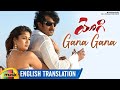 Prabhas Yogi Movie Songs | Gana Gana Video Song With English Translation | Prabhas | Nayanthara