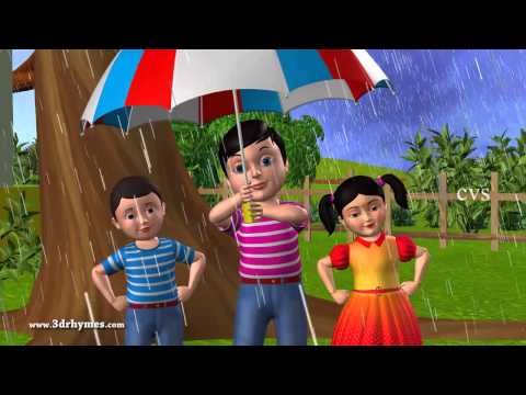 Rain rain go away - 3D Animation English Nursery rhyme for children...