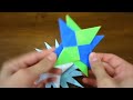 Origami - Como Fazer uma Shuriken de 16 pontas!