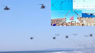 U.s. Marines Storm Beach In Mive Amphibious Demonstration At Camp Pendleton