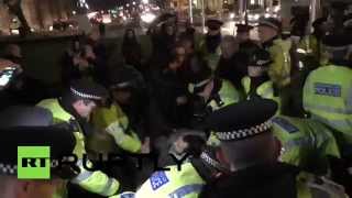 В Лондоне полиция задержала шестерых участников мирной демонстрации Occupy Democracy