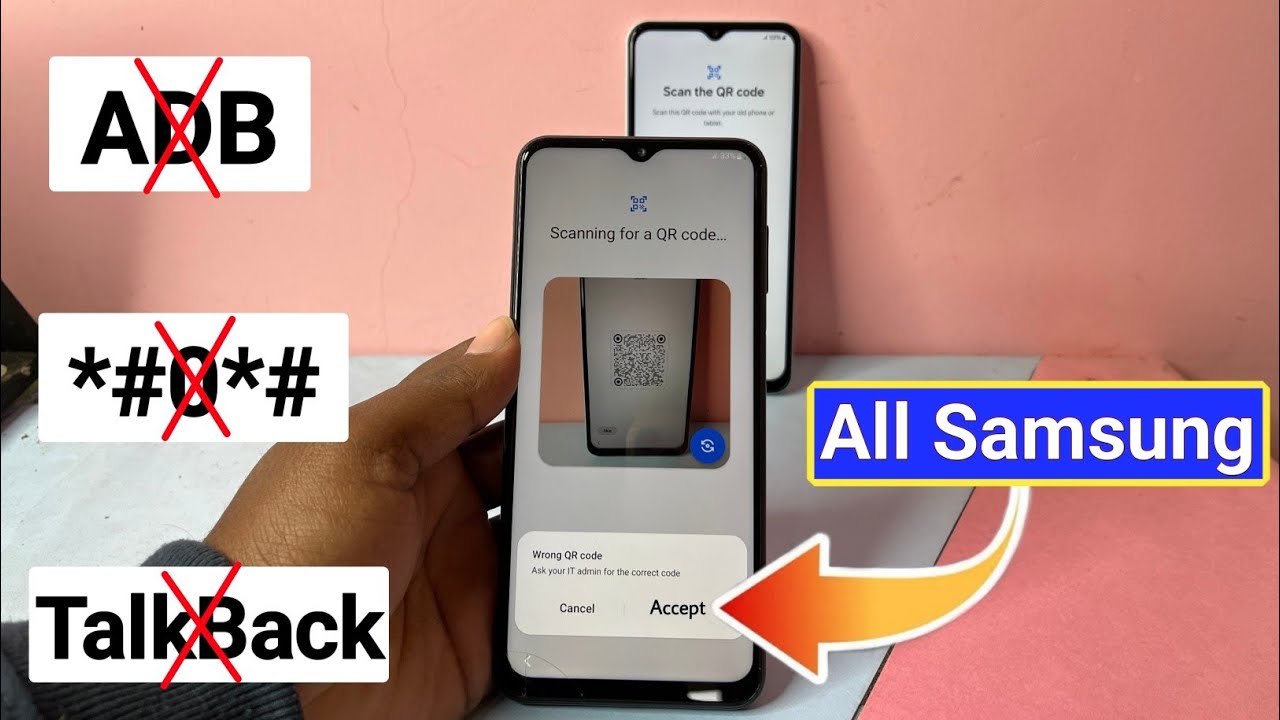 QR Method – All Samsung Galaxy FRP Bypass Without Pc QR Method – All Samsung Galaxy FRP Bypass Without Pc