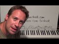 Piano Lesson Blues/Jazz Tutorial - Bob Seger New Coat Of Paint