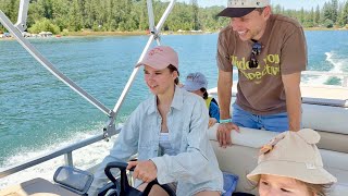 Karolina Protsenko 16 Driving A Big Boat Summer Lake Vlog