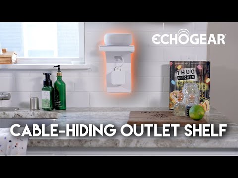 Outlet Shelf For Electronics Up To 5lbs - EGOS2DX-W1 Outlet Shelf For Electronics Up To 5lbs - EGOS2DX-W1
