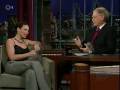 Evangeline Lilly on Late Show David Letterman Feb 12 2008