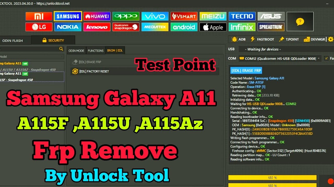 Samsung Galaxy A11 Frp Remove By Unlock Tool | Samsung Samsung Galaxy A11 Frp Remove By Unlock Tool | Samsung