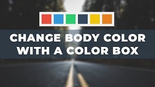 Change Body Background Color Using Color Box - Java Script