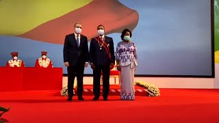 ممثلا لرئيس الجمهورية، الوزير الأول يشارك في مراسم أداء اليمين الدستورية لرئيس جمهورية الكونغو ساسو نغيسو