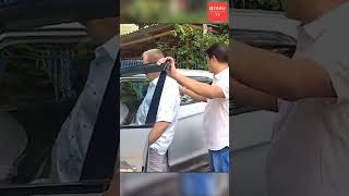 Shivaji Satam Spotted At The Last Rites Of Late Actor Dinesh Phadnis