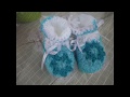 Escarpines o zapatitos para bebe EN CROCHET.