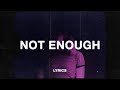 Snøw & Teqkoi - I'm Not Enough And I'm Sorry (Lyrics)