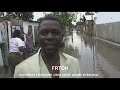 Inondation à Brazzaville quartier Bacongo
