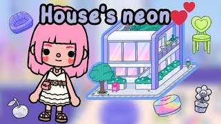 😱New Update| House's Neon 💕😙|Aline's World.