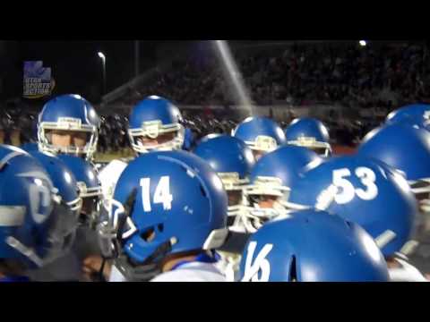 High school football playoffs: Dixie High Flyers pump up speech.