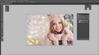 How to apply bokeh overlays in Photoshop