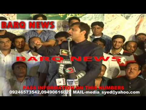 BARQ NEWS..SPEECH OF AKBARUDDIN OWAISI AT REIN BAZAR ON 20TH...