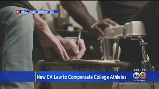 Calif. Governor Signs Bill Allowing College Athletes To Get Paid, As Lebron James Looks On
