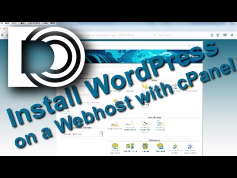 Youtube web hosting control panel wordpress
