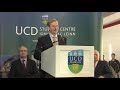 EGGS THROWN AT THE TAOISEACH ENDA KENNY WHILE IN UCD (DEC-2012)