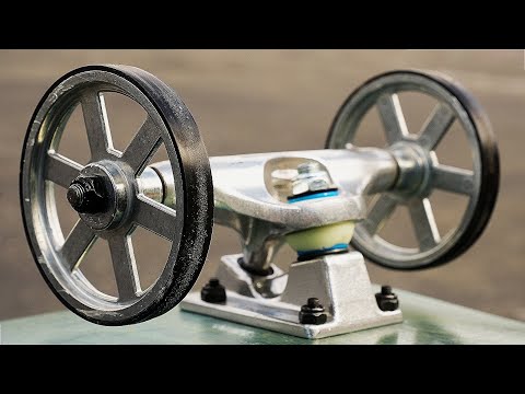 ROBOTIC WHEELS ON A SKATEBOARD?!
