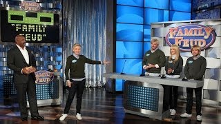 Ellen Plays 'Family Feud' Ellen Plays 'Family Feud'