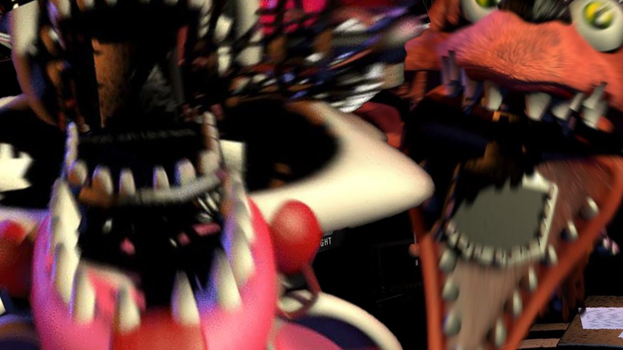 Five Nights At Freddy's 2 Custom Night Foxy Foxy and Easter Egg