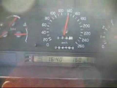 Acceleration of my '95 Volvo 850 T5-R 100-200 km/h with Optiflow-Airfilter, 