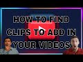 How to find clips to add in your YouTube videos | Royalty free footages and clips|