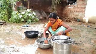 washing dishes | indian housewife daily routine | bee bath vlog