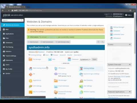 Jual web hosting control panel plesk
