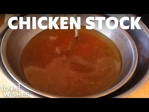 Food Wishes Recipes - Chicken Stock Recipe - How to Make Chicken Stock - Easy Homemade Chicken Stock Food Wishes Recipes - Chicken Stock Recipe - How to Make Chicken Stock - Easy Homemade Chicken Stock