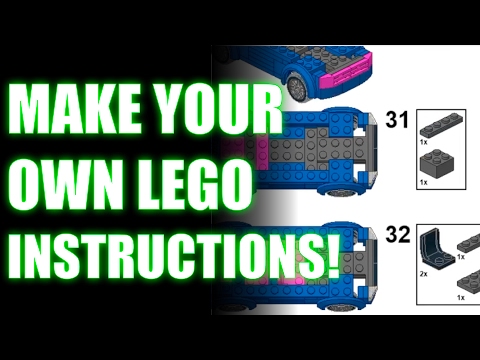 VIDEO : make your own lego instructions tutorial! - this video shows you how you make your ownthis video shows you how you make your ownlego instructionsusing a program called blueprint! it's easy, and for free! http://www. ...