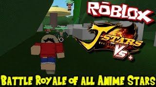 BATTLE ROYALE OF ALL ANIME STARS! | Roblox J-Stars Blox Verses