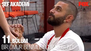 Berat, İkinci Defa Evlilik Teklifi Etti - Şef Akademi 11. Bölüm
