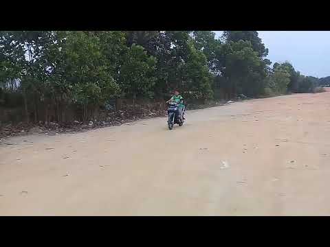 VIDEO : indra belajar naik sepeda motor -  ...