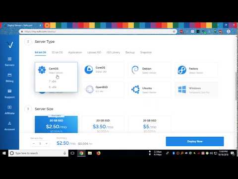 How to create a vps on Vultr.com