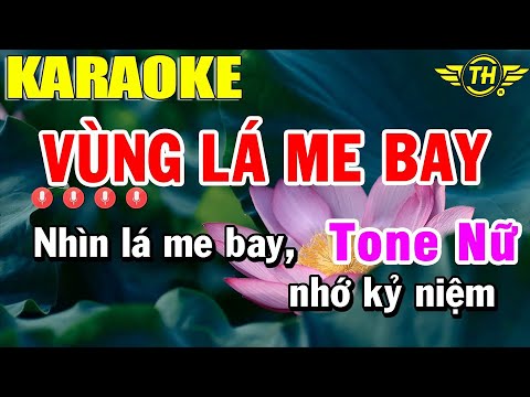 Vùng Lá Me Bay Karaoke Tone Nữ Nhạc Sống | Trọng Hiếu