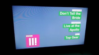 Bbc Three Uk Menu Ident 11012016, Rare And Real