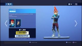 New Grimbles Skin And Cold Snap Pickaxe Fortnite Battle Royale