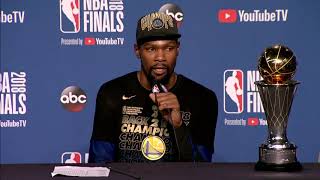 Kevin Durant Postgame Interview | NBA Finals Game 4 Kevin Durant Postgame Interview | NBA Finals Game 4
