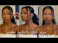 HOW TO: quick & SUPER easy FAUX curly ponytail | summer protective style inspo