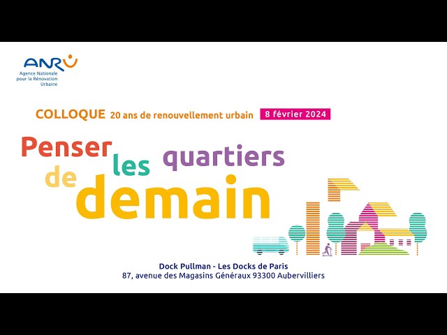 Watch 20 ans d'ANRU : suivez le colloque sur le futur du renouvellement urbain ! on YouTube.