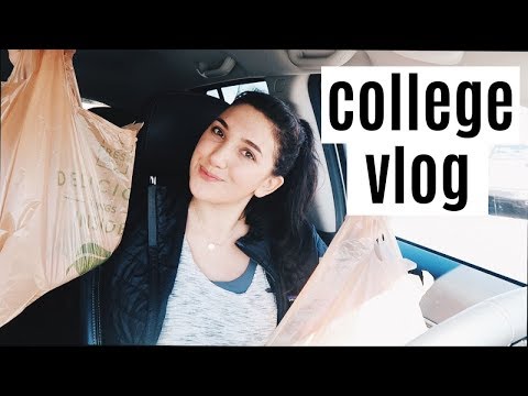 VLOG: school, lil grocery haul, getting ~emo~ and fitness