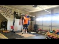 No feet clean and jerk 295lb PR