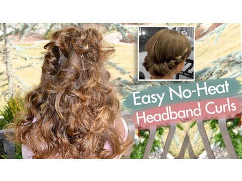 Headband Curls | Easy No-Heat Curls